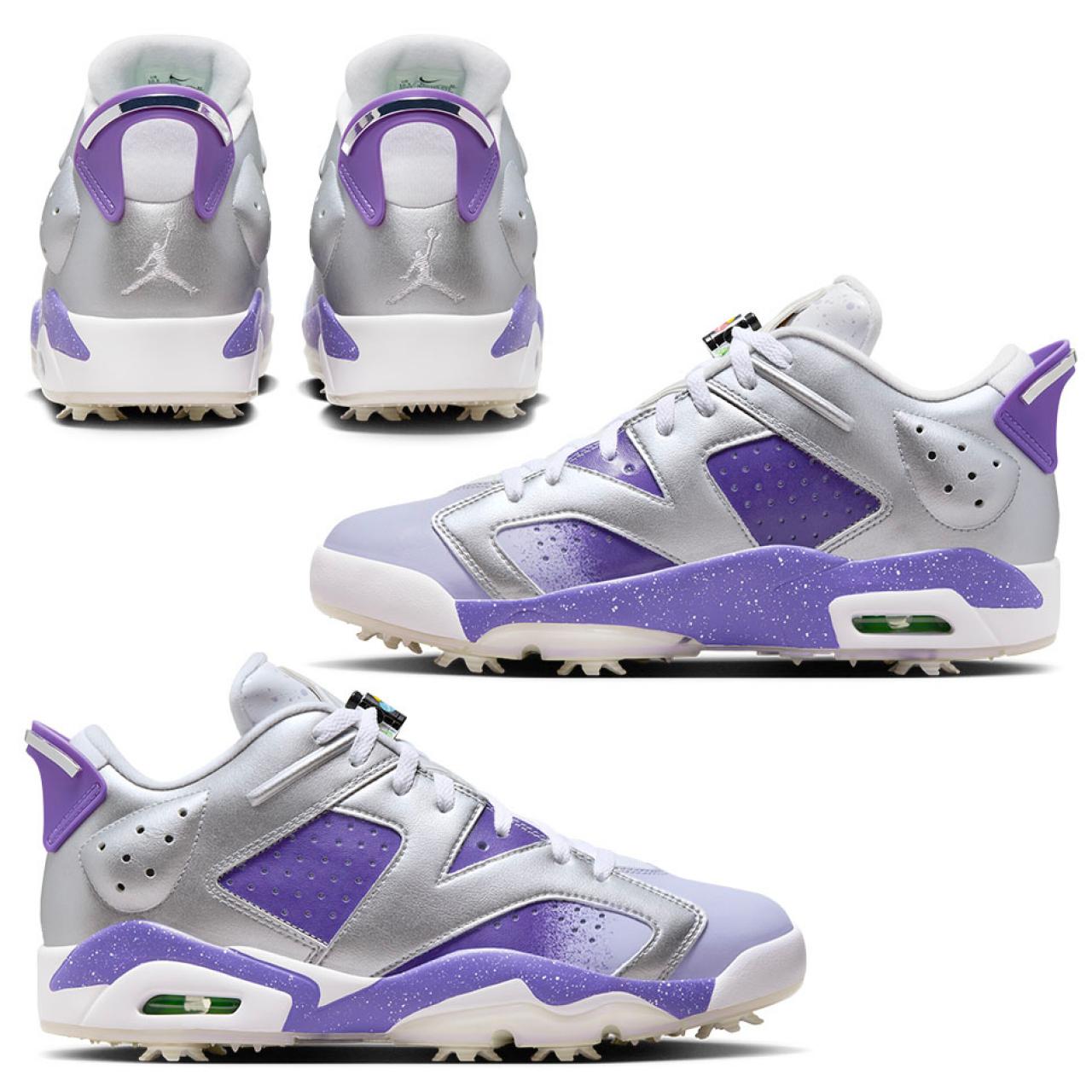 Jordan retro 6 white and purple best sale